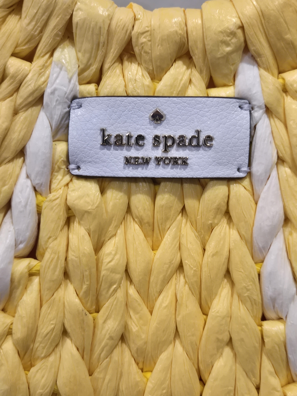 Kate Spade New York Novelty Perfect Picnic Lemon Woven Tote EUC - Picture 14 of 14